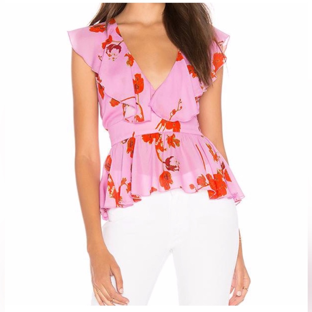Cynthia Rowley Malibu Ruffle Top
